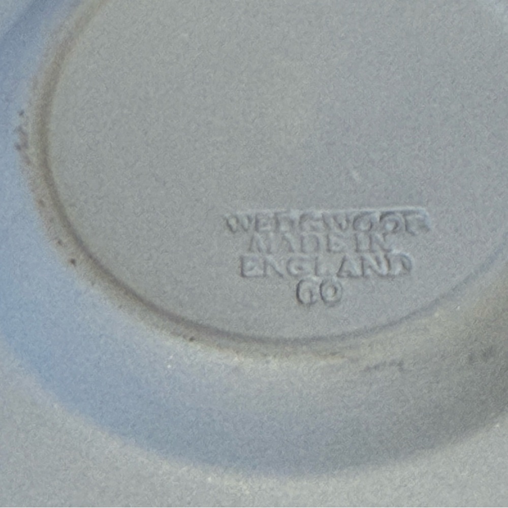 Wedgwood Blue Jasperware Ashtray Trinket Dishes - Picture 4 of 5